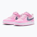 Scarpe per bambini Nike Court Borough Low Recraft pink foam/pink rise/white/ashen slate 3