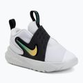 Scarpe per bambini Nike Team Hustle D 12 white/black/clear emerald/topaz gold