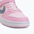Scarpe per bambini Nike Court Borough Low Recraft pink foam/pink rise/white/ashen slate 7