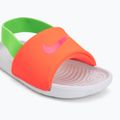 Ciabatte da bambino Nike Kawa total orange/green strike 7