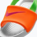 Ciabatte da bambino Nike Kawa total orange/green strike 8