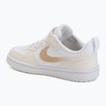Scarpe per bambini Nike Court Borough Low white/chalk/white/shimmer 3