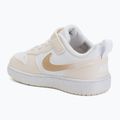 Scarpe per bambini Nike Court Borough Low white/chalk/white/shimmer 3