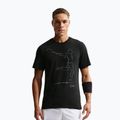 Maglietta da tennis da uomo Nike Court Dri-Fit black
