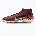 Scarpe da calcio da uomo Nike United Mercurial Superfly 10 Academy MG burgundy crush/metallic silver 2