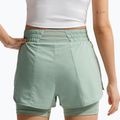 Pantaloncini da donna Nike One Dri-Fit High-Waisted 3" 2In1 steam/white 5