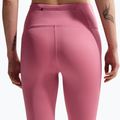Leggings da corsa da donna Nike Tempo Swoosh Run High-Waisted 7/8 peony/white 5