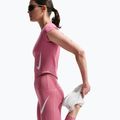 Leggings da corsa da donna Nike Tempo Swoosh Run High-Waisted 7/8 peony/white 6