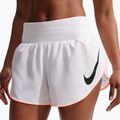 Pantaloncini da corsa da donna Nike Tempo Swoosh Dri-Fit Mid-Rise Brief-Lined white/orange pulse/black