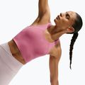 Maglia da running da donna Nike Tempo Medium Support Cropped Sports Bra peony 5