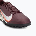 Scarpe da calcio da uomo Nike United Mercurial Vapor 16 Academy TF burgundy crush/metallic silver 7