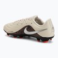Scarpe da calcio per bambini Nike United Jr. Tiempo Maestro Academy MG fossil/burgundy crush/metallic silver 3