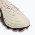Scarpe da calcio per bambini Nike United Jr. Tiempo Maestro Academy MG fossil/burgundy crush/metallic silver 7