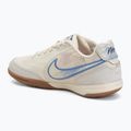 Scarpe da calcio da uomo Nike Tiempo Streetgato PRM IC coconut milk/gum medium brown/blue crystal 3
