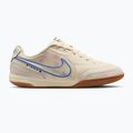 Scarpe da calcio da uomo Nike Tiempo Streetgato PRM IC coconut milk/gum medium brown/blue crystal