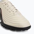 Scarpe da calcio da uomo Nike United Tiempo Maestro Academy TF fossil/burgundy crush/metallic silver 7