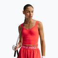 Maglietta da allenamento da donna Nike Pro Sculpt Medium Support Padded Tank light crimson/white