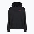 Felpa donna  Jordan Fleece Hoodie black/gym red 6