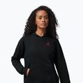 Felpa donna  Jordan Fleece Hoodie black/gym red
