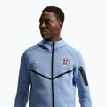 Felpa da uomo Nike England Tech Fleece Windrunner Full Zip work blue/white 4