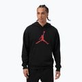 Felpa da uomo  Jordan Pullover Hoodie black/gym red