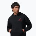 Felpa da uomo  Jordan Pullover Hoodie black/gym red