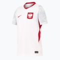 Maglietta da calcio per bambini Nike Dri-Fit Poland Stadium Home 2026 white/field silver