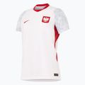 Maglietta da calcio da donna Nike Dri-Fit Poland Stadium Home 2026 white/field silver 2
