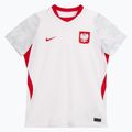 Maglietta da calcio da donna Nike Dri-Fit Poland Stadium Home 2026 white/field silver 4