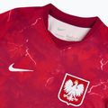 Maglietta da calcio per bambini Nike Dri-Fit Poland Stadium Away 2026 noble red/sport red 4