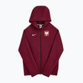 Felpa da calcio uomo Nike Tech Fleece Poland Full Zip Hoodie team red 3