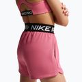 Pantaloncini da bambino Nike Pro Fleece Dri-Fit peony/peony/black/white 5