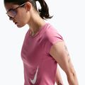 Maglietta da corsa da donna Nike Swoosh Run Dri-Fit peony/photon dust/white 5