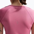 Maglietta da corsa da donna Nike Swoosh Run Dri-Fit peony/photon dust/white 6