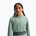 Felpa bambini Nike Pro Fleece Dri-Fit Full-Zip steam/steam/black/white