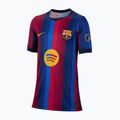Maglietta da calcio per bambini Nike FC Barcelona Dri-Fit Stadium Home deep garnet/blue void/mineral yellow