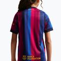 Maglietta da calcio per bambini Nike FC Barcelona Dri-Fit Stadium Home deep garnet/blue void/mineral yellow 7