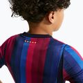 Maglietta da calcio per bambini Nike FC Barcelona Dri-Fit Stadium Home deep garnet/blue void/mineral yellow 11