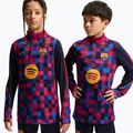 Felpa da calcio per bambini Nike FC Barcelona Dri-Fit Strike Drill Top noble red/noble red/mineral yellow