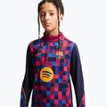 Felpa da calcio per bambini Nike FC Barcelona Dri-Fit Strike Drill Top noble red/noble red/mineral yellow 4