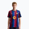 Maglietta da calcio da uomo Nike FC Barcelona Dri-Fit Stadium Home deep garnet/blue void/mineral yellow