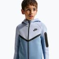 Felpa per bambini Nike Sportswear Tech Fleece Full Zip hydrogen blue/work blue/black/black 4