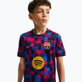 Maglietta da calcio per bambini Nike FC Barcelona Dri-Fit Pre-Match noble red/mineral yellow 5