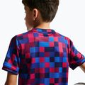 Maglietta da calcio per bambini Nike FC Barcelona Dri-Fit Pre-Match noble red/mineral yellow 7