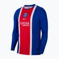 Maglia a maniche lunghe da calcio da uomo Nike Paris Saint-Germain Dri-Fit Stadium Home old royal/white/university red/white