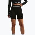 Pantaloncini da allenamento da donna Nike Pro Seamless High Waisted Biker 5" black/white 5