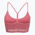 Reggiseno sportivo Nike Pro Seamless Light Support peony/white 2