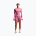 Pantaloncini da allenamento da donna Nike Pro Seamless High Waisted Biker 5" peony/white 2