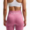 Pantaloncini da allenamento da donna Nike Pro Seamless High Waisted Biker 5" peony/white 6