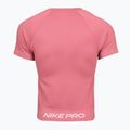Maglietta da allenamento da donna Nike Pro Seamless Dri-Fit peony/white 2